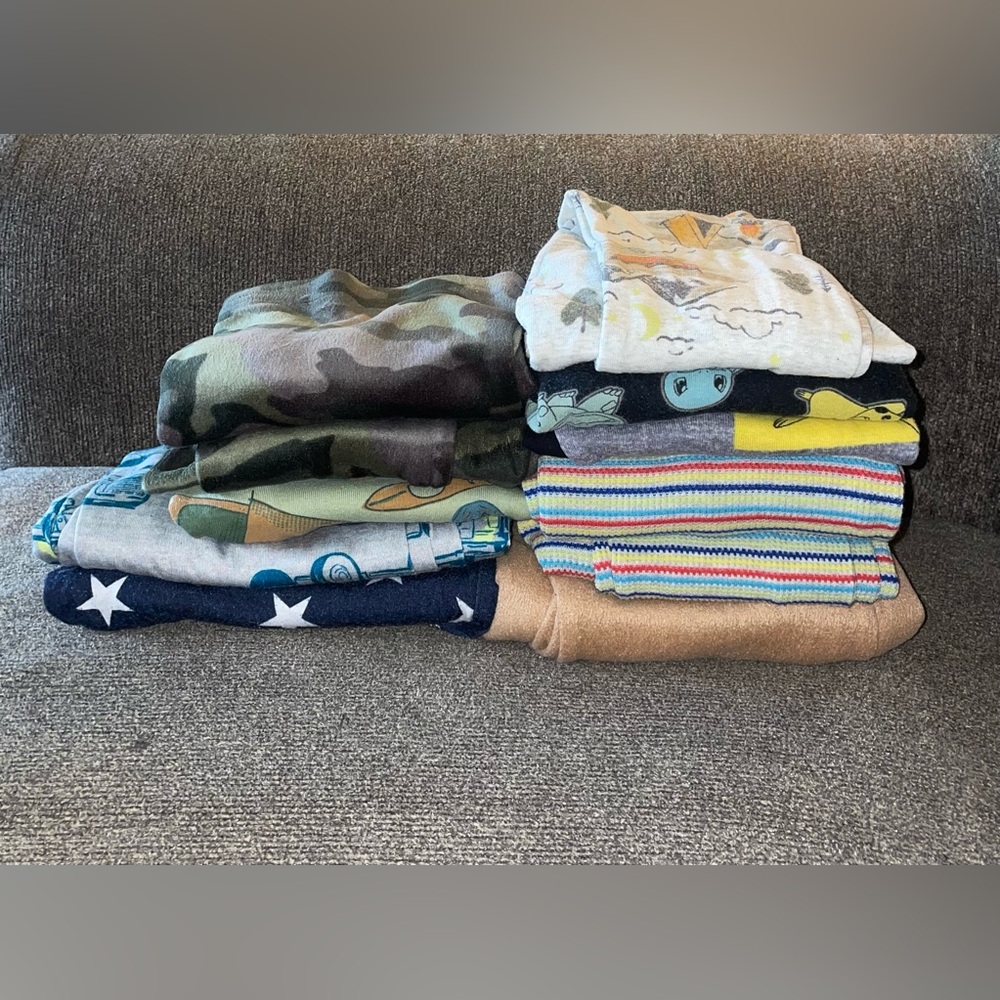 11 Piece Boys Size 10 Pajama Lot